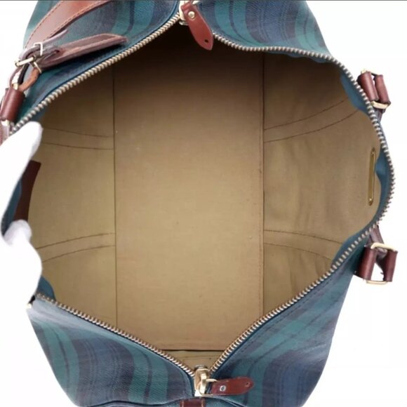 Classic Men's Women's Ralph Lauren Blackwatch 21in Weekender Tote Coated Canvas - Picture 12 of 15